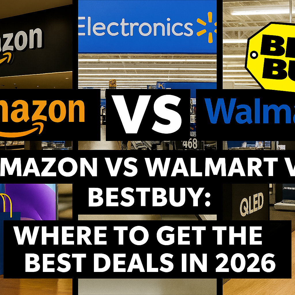 Amazon vs Walmart vs BestBuy: Where to Get the Best Deals in 2026