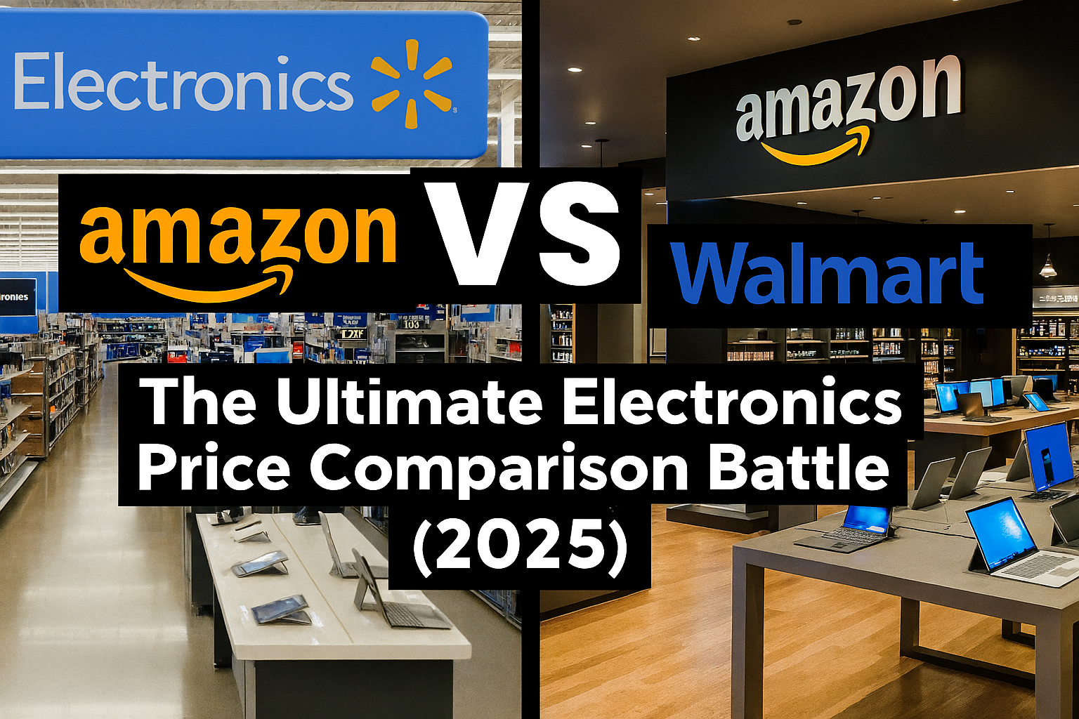 Amazon vs Walmart: The Ultimate Electronics Price Comparison Battle (2025)