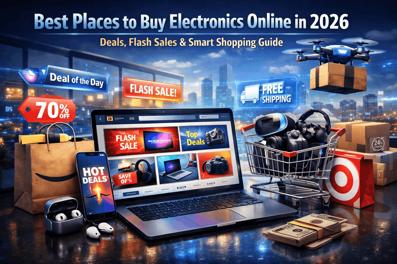 Best Places to Buy Electronics Online in 2026 (Deals, Flash Sales & Smart Shopping Guide)